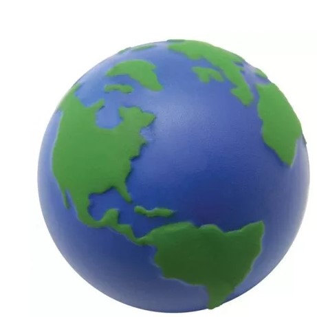 Earth Squish Ball, without Labels
