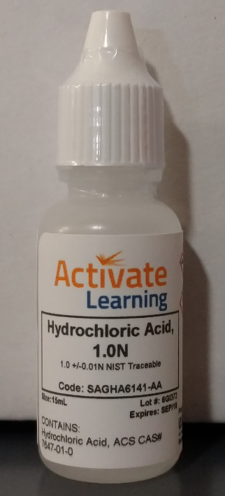 Hydrochloric Acid, 1.0N, 15mL