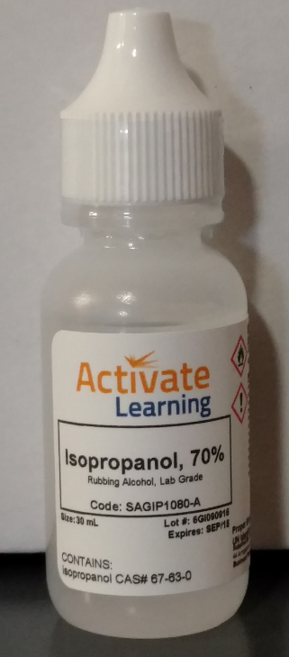 Isopropanol, 70% v/v, 30mL