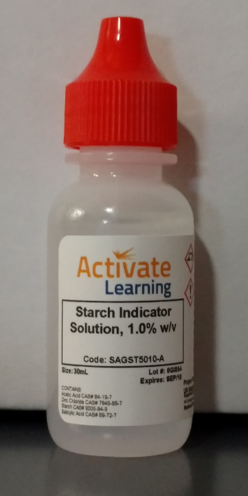 Starch Indicator Solution, 1.0%w/v, 30mL