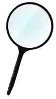 Magnifying Glass, 4" Lens