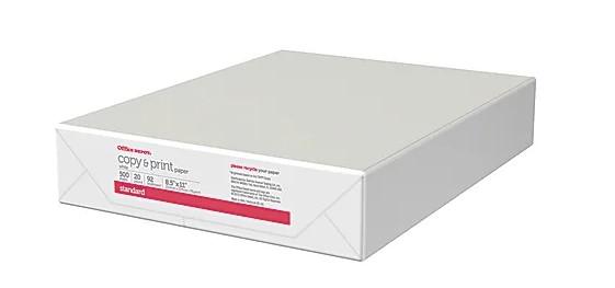 Ream of Paper 8.5" x 11"