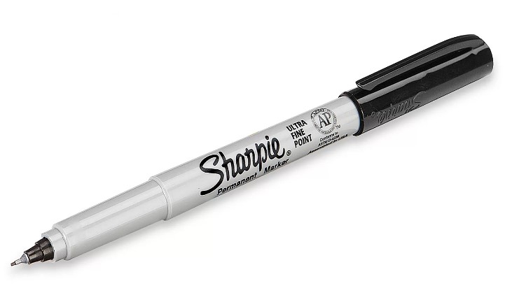 Fine-Tip Permanent Sharpie, PK/2