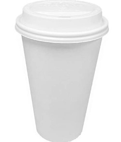 Paper Cup, Disposable, 16oz with Lid