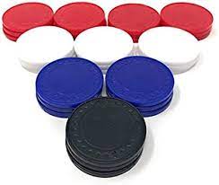 Poker Chip, 1.5" diameter, color 1