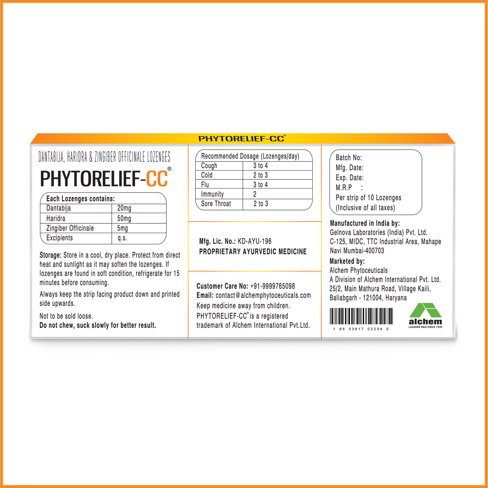 PhytoRelief-CC back pack