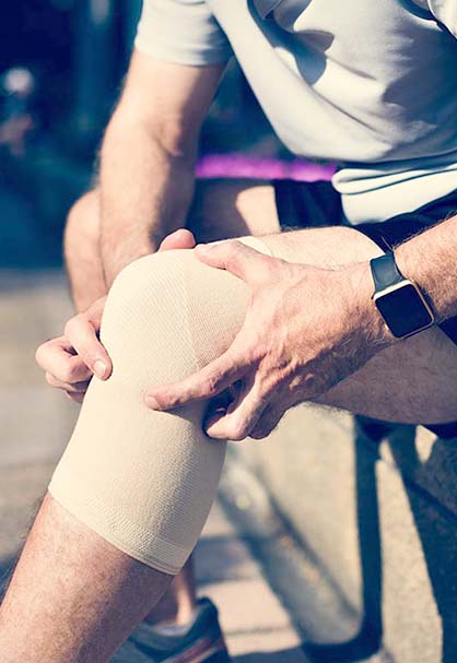 Man suffering from Knee Pain