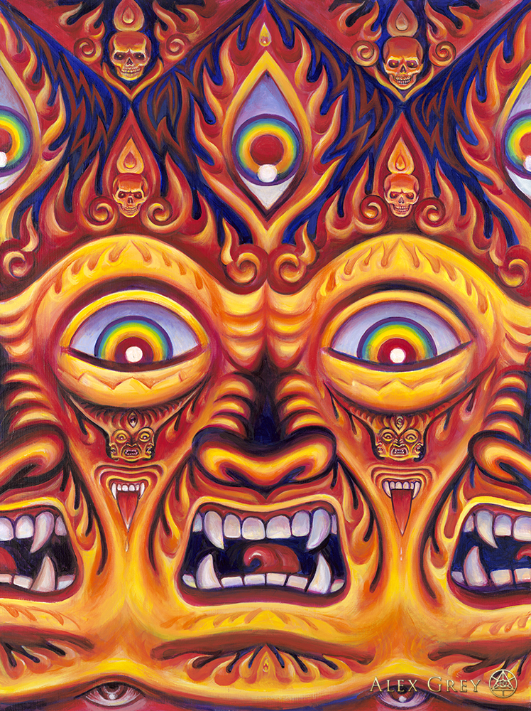 Raves Near Me >> Wrathful Deity - Alex Grey Raves Near Me >> Wrathful Deity - Alex Grey