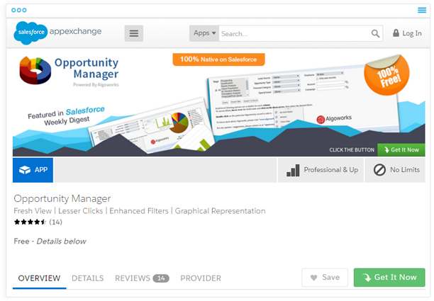 Opportunity Manager on AppExchange