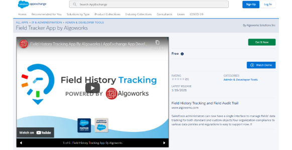 Field Tracking App| salesforce appexchange partner usa, 2020