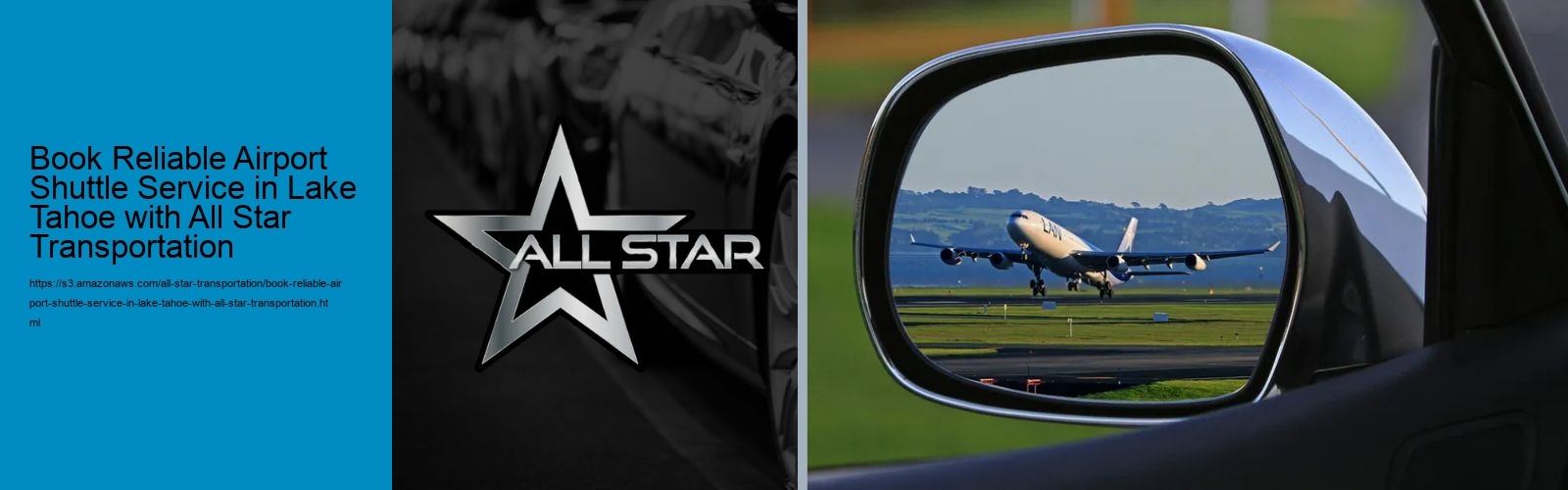 Book Reliable Airport Shuttle Service in Lake Tahoe with All Star Transportation