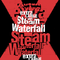 Steam Waterfall by Extra Large Unit