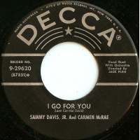 I Go For You / A Fine Romance by Sammy Davis Jr.