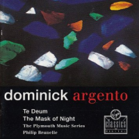 Album Dominick Argento - Te Deum, The Mask of Night by Ralph Hepola