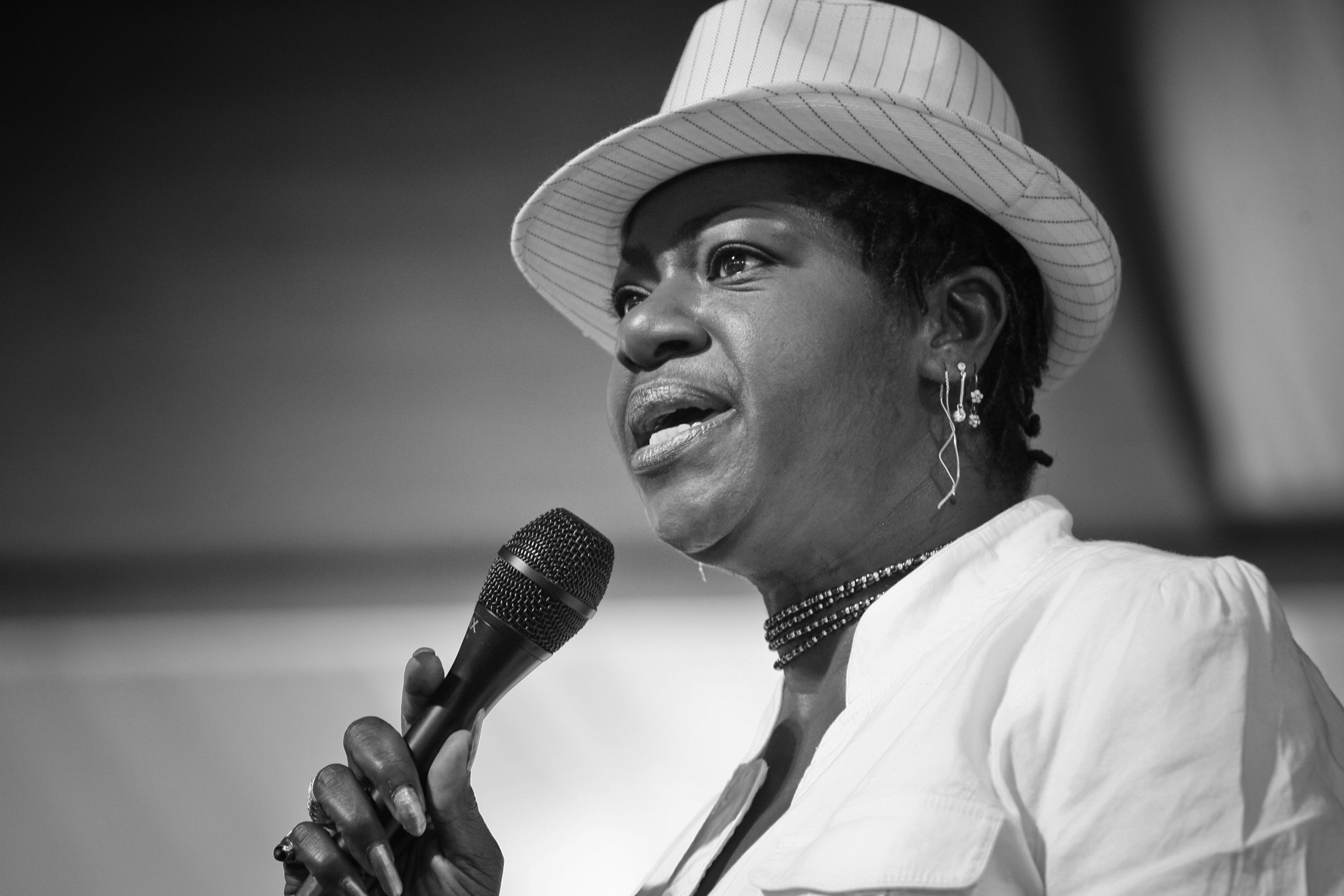 Juanita Brooks at the New Orleans Jazz & Heritage Festival, USA