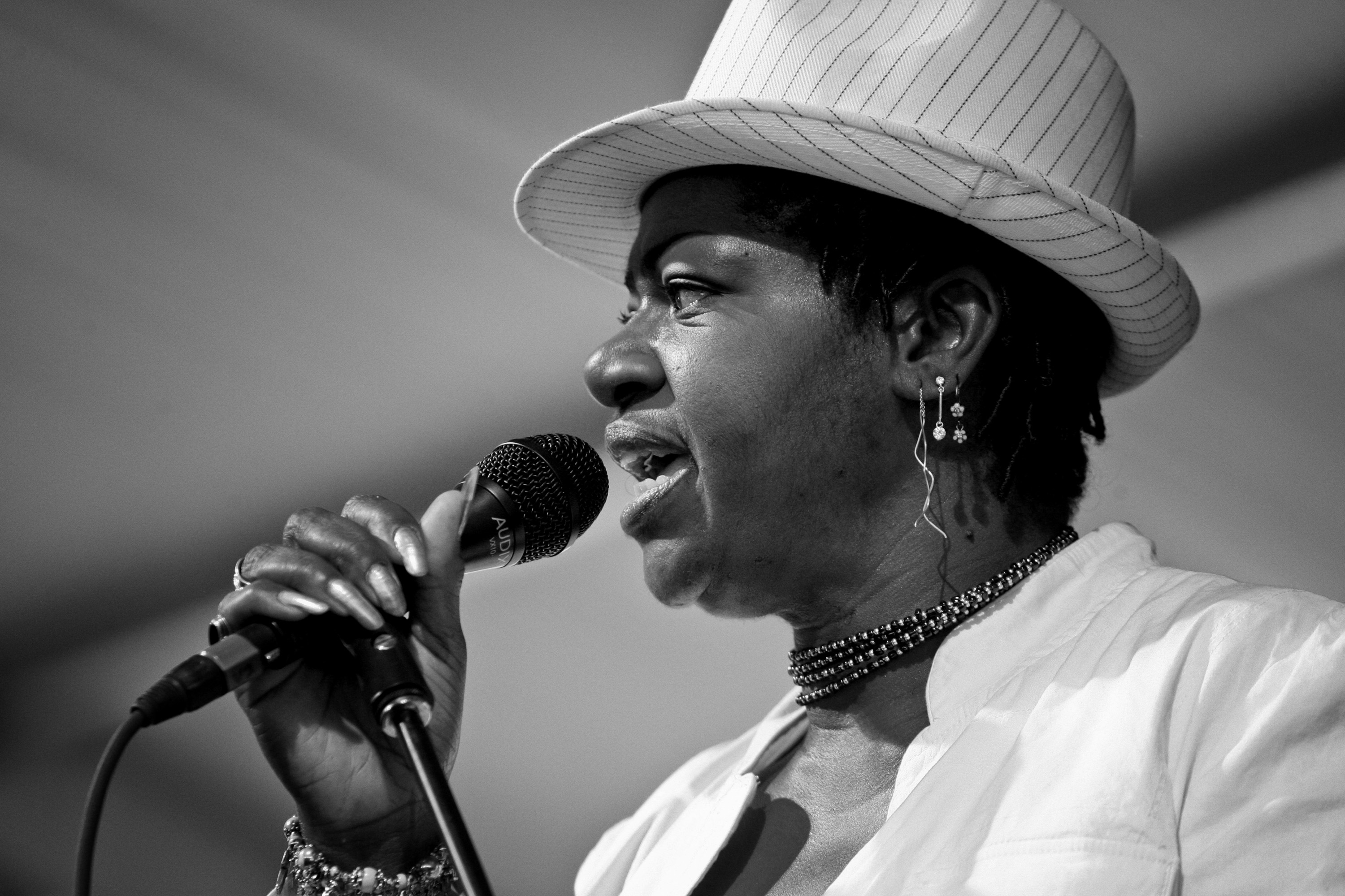Juanita Brooks at the New Orleans Jazz & Heritage Festival, USA