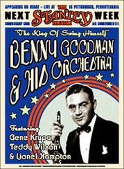 Benny Goodman @ Stanley Theatre in Pittsburgh, PA 1936