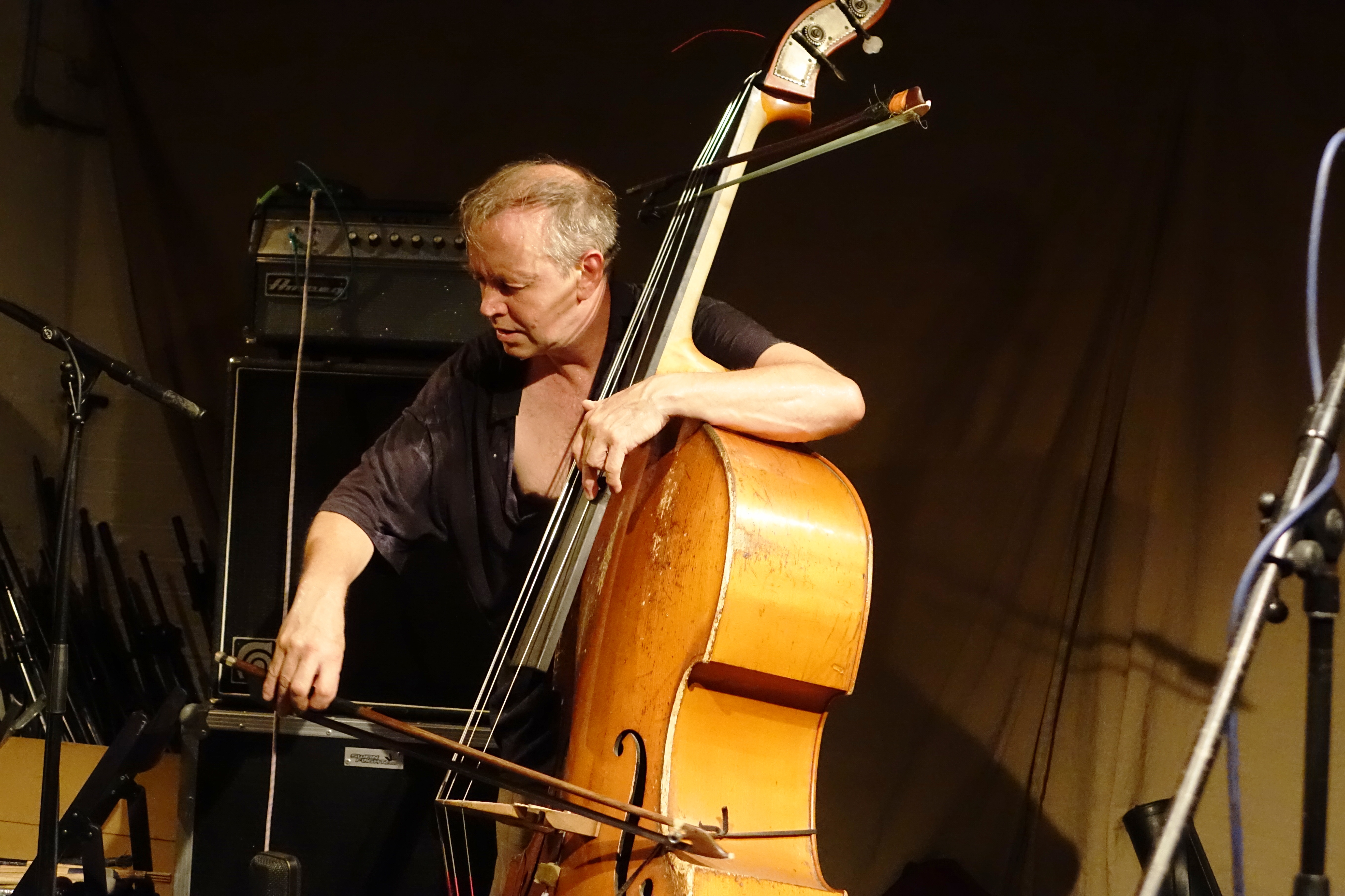 John Edwards at Cafe Oto, London in August 2018