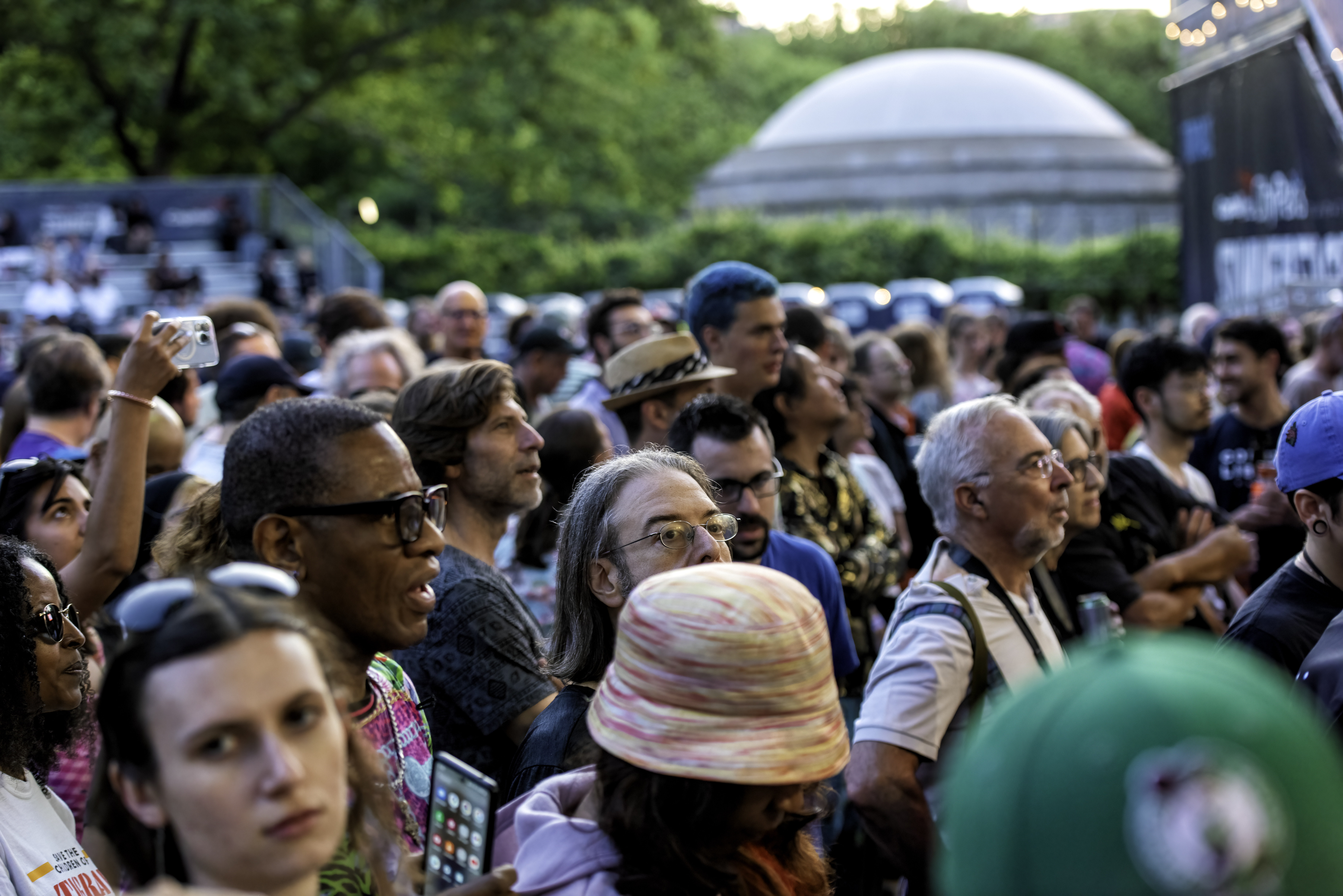 Crowd at George Clinton and P-Funk on the One Nation Under A Groove Tour at Central Park SummerStage