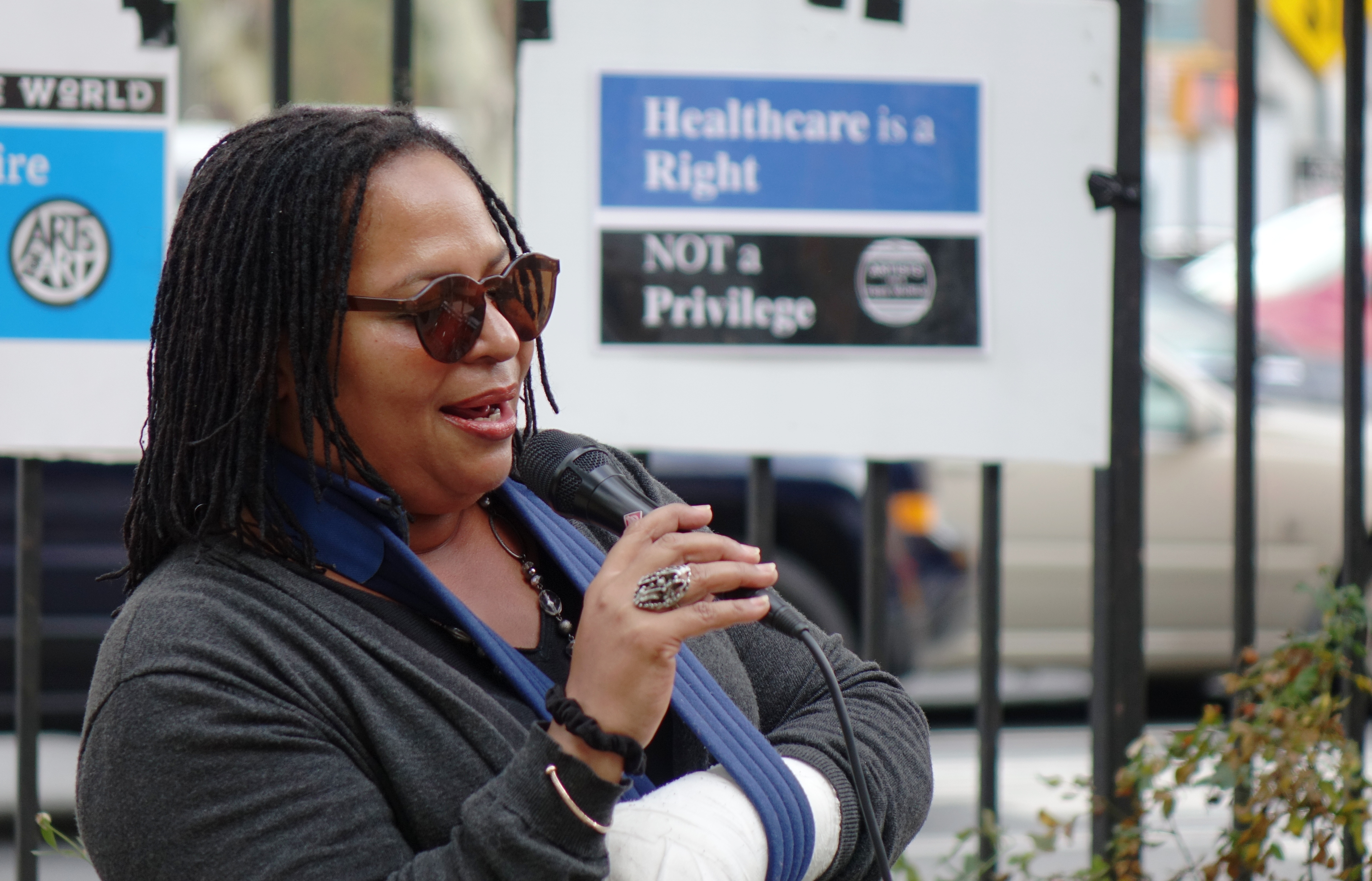 Fay Victor at First Street Green, NYC in September 2017