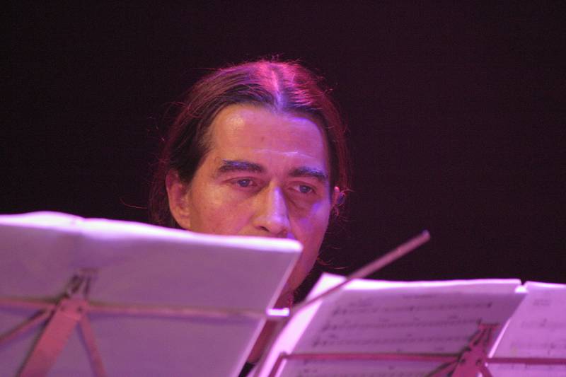 Stephane Metraux with the Ilorkestra at Amr Jazz Festival, Alhambra, Geneva, Switzerland, 2005