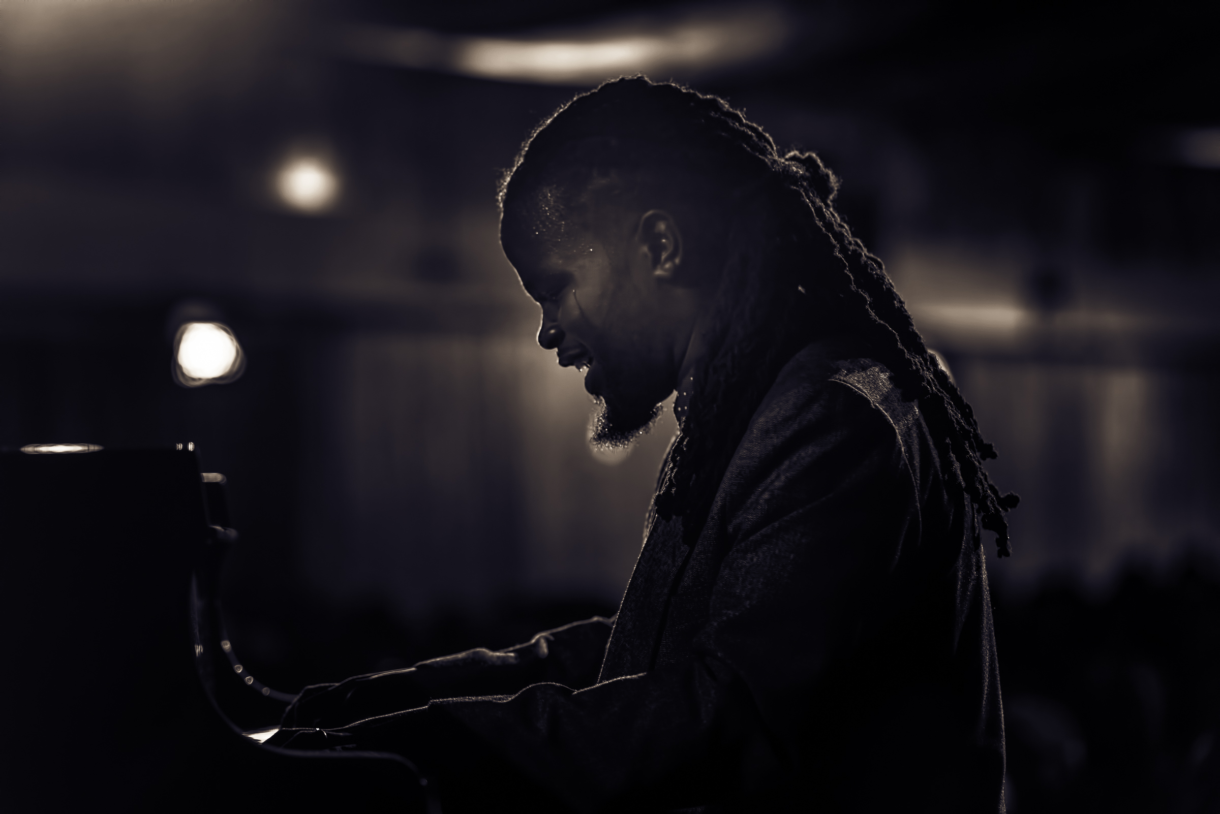 Victor Gould with the Sean Jones Quartet at the Monterey jazz Festival 