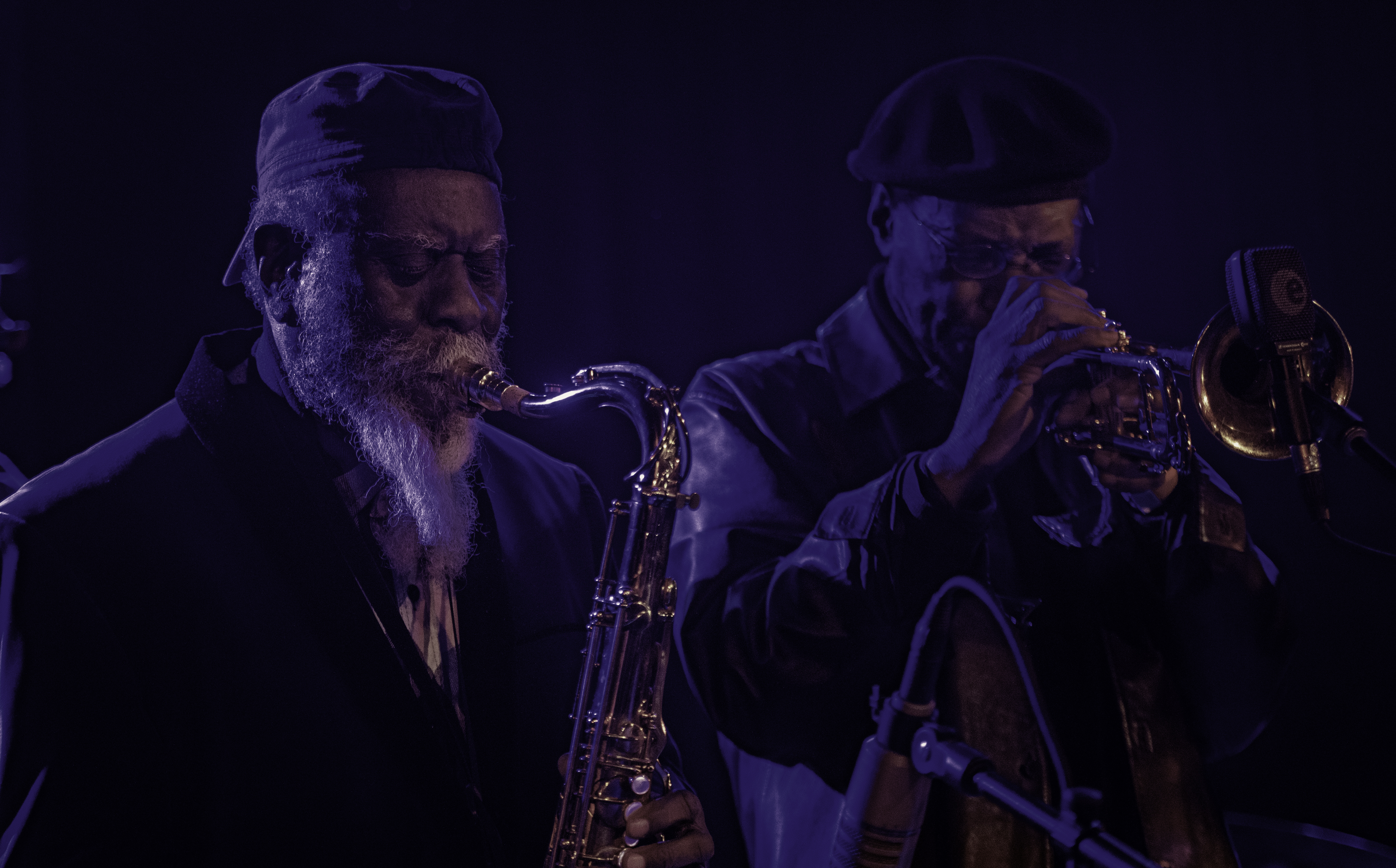 Pharoah Sanders and Charles Tolliver with Gary Bartz Celebrating the 50th Anniversary of 'Another Earth' at the NYC Winter Jazzfest 2019