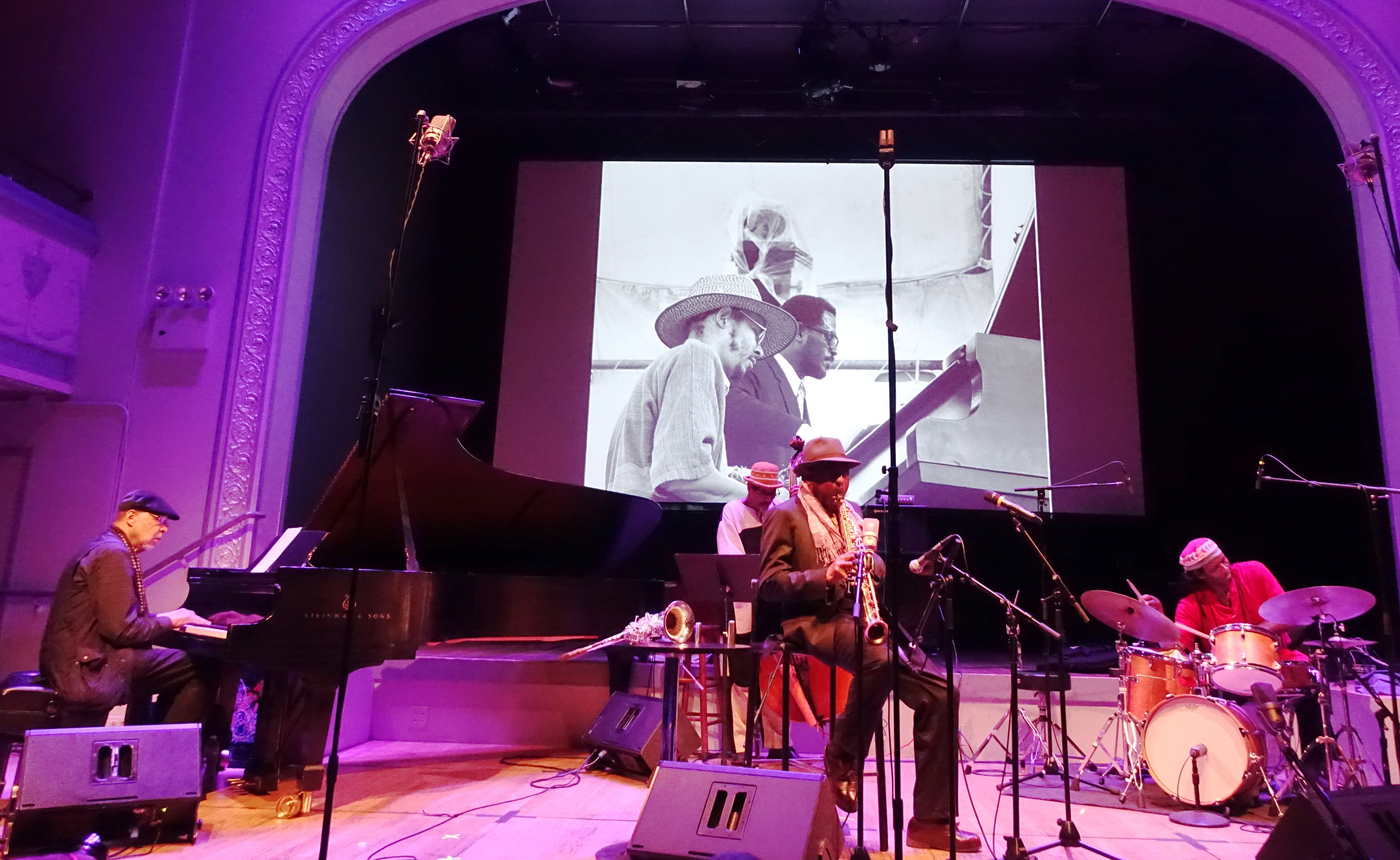 Archie Shepp Quartet at Roulette, Brooklyn in May 2018