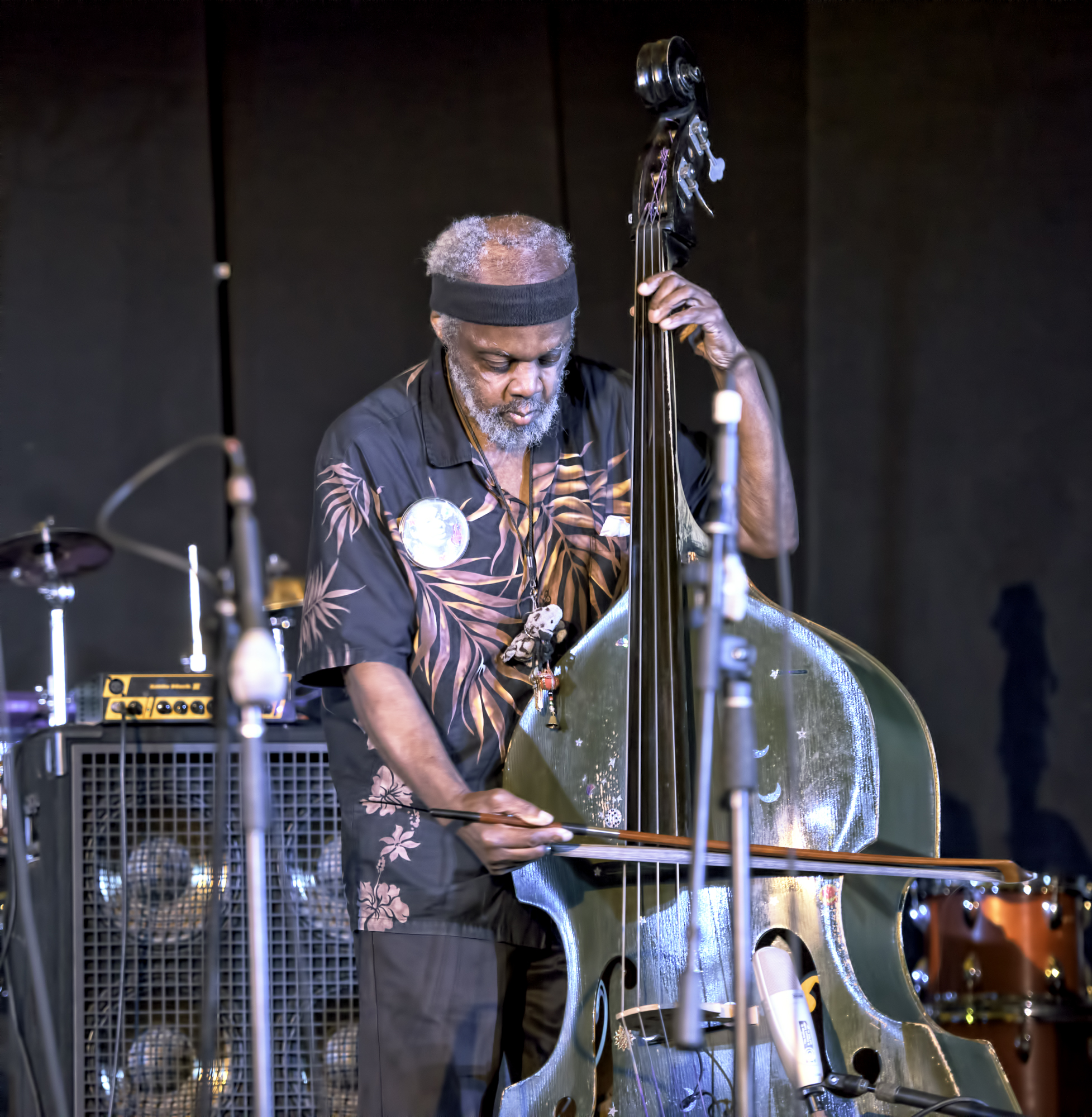 Henry Grimes with Amina Claudine Myers at the 20th Anniversary Vision Festival 2015