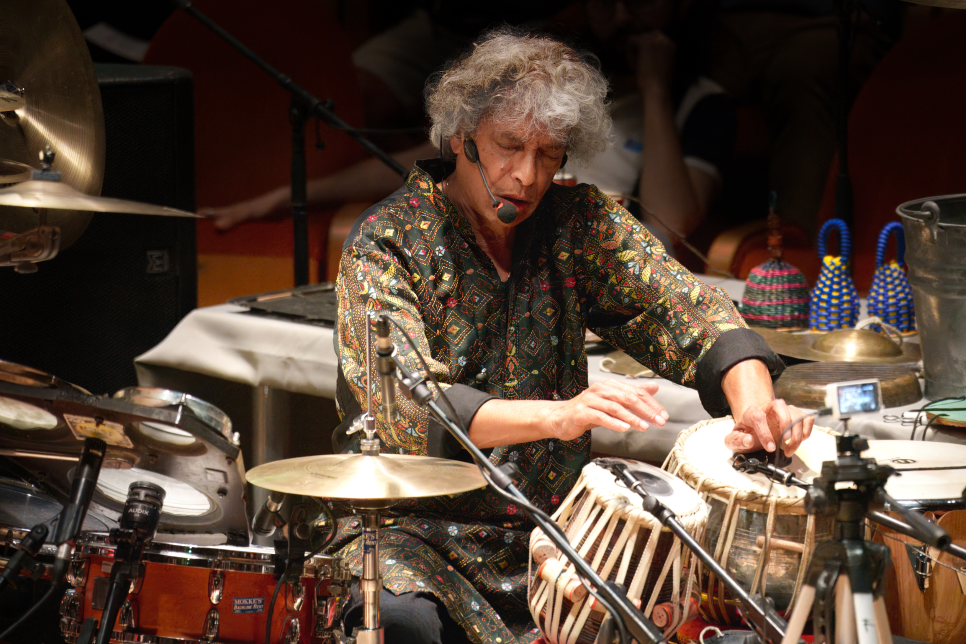 Trilok Gurtu — jazz photo by Gaetano Battistini | All About Jazz