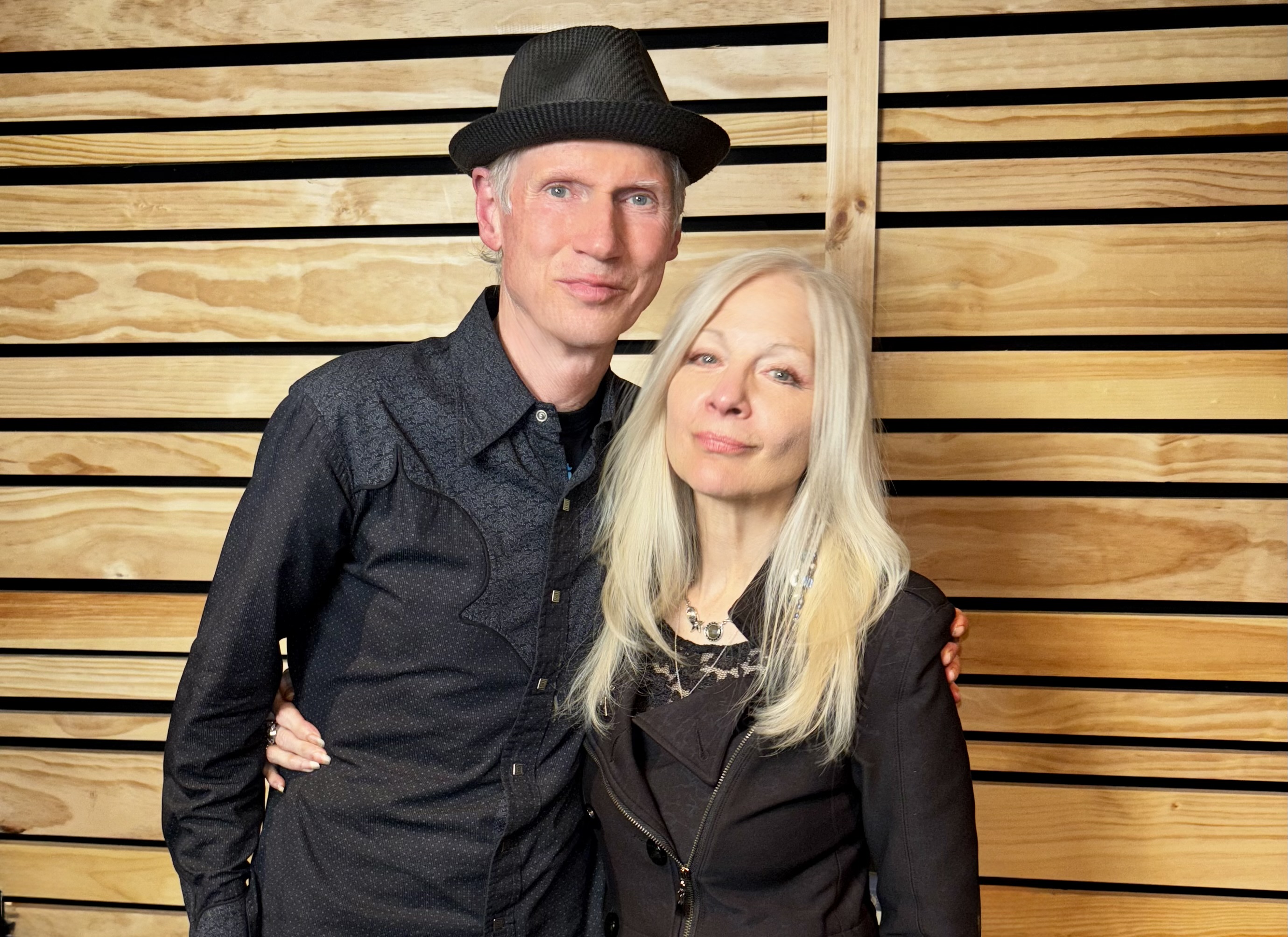 Margee Minier-Tubbs & Premik Russell Tubbs create their album Oneness-World @Trading 8s recording studio — jazz photo by Margee Minier-Tubbs | All About Jazz