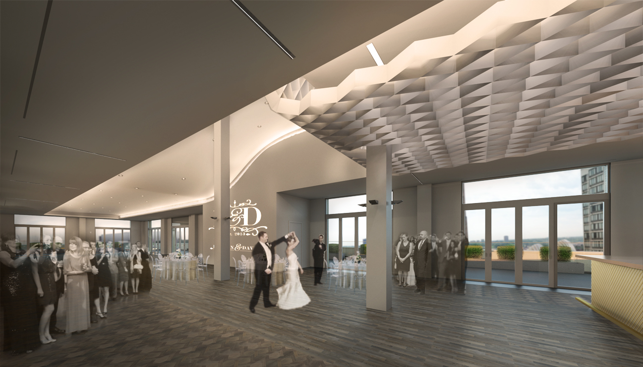 15th Floor Ballroom/Balcony Rendering
