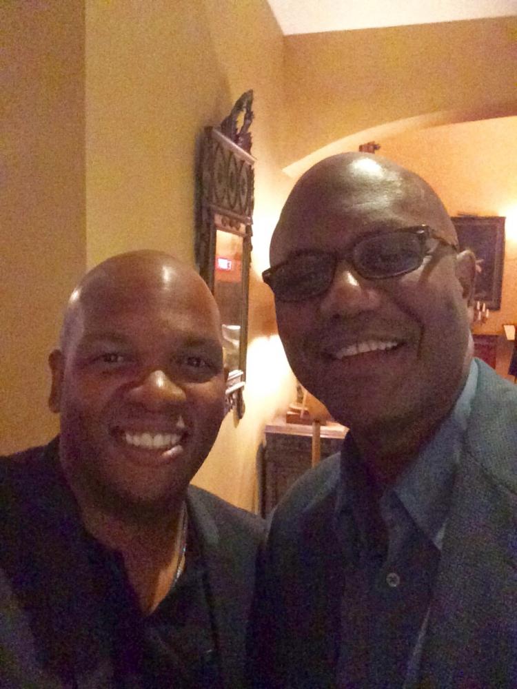 Post gig hang with Ron Thompson