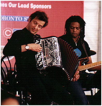 Marc Berthoumieux and Linlay Marthe (Bass), Toronto Jazz Festival 2003