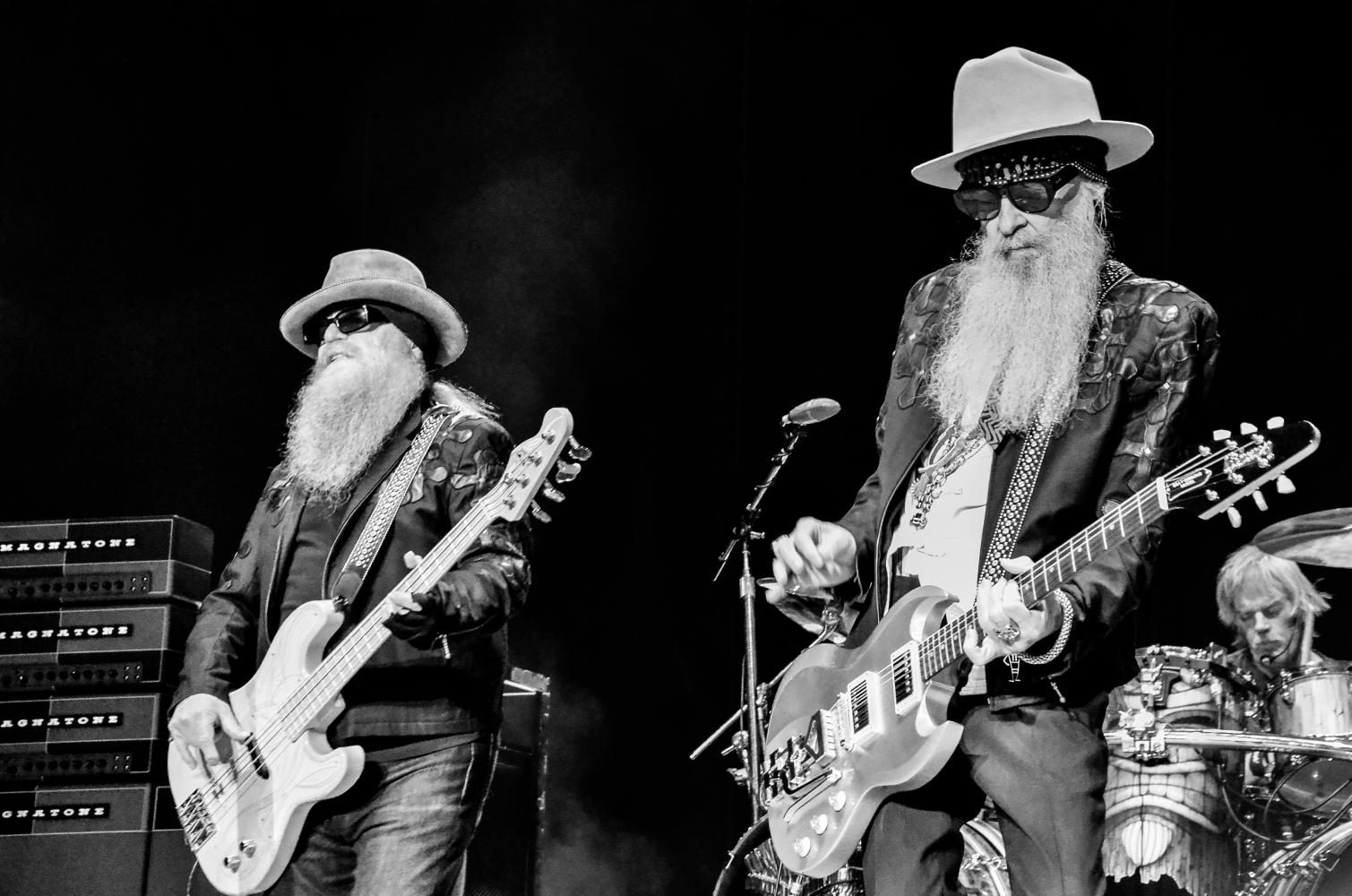 ZZ Top at Nikon at Jones Beach on 9-9-2016.