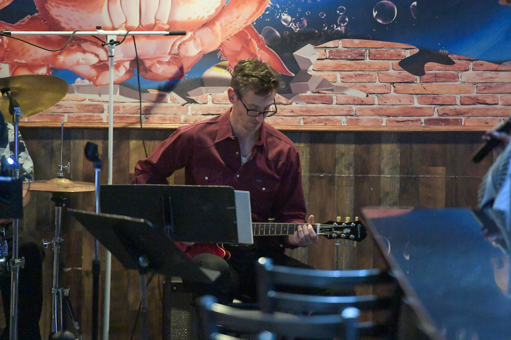 Max Malgram on guitar