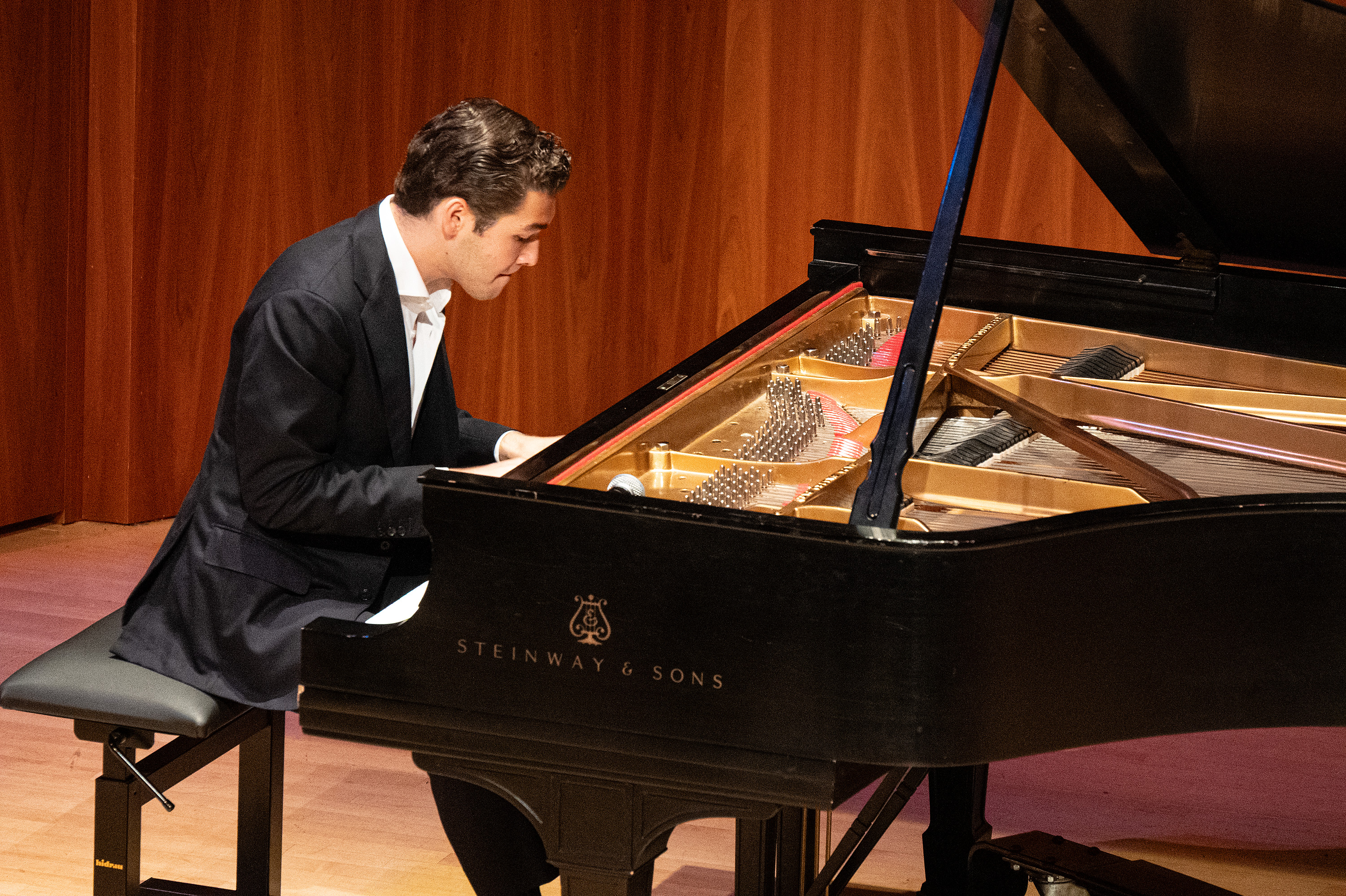 Brandon Goldberg at the 2025 Rochester International Jazz Festival