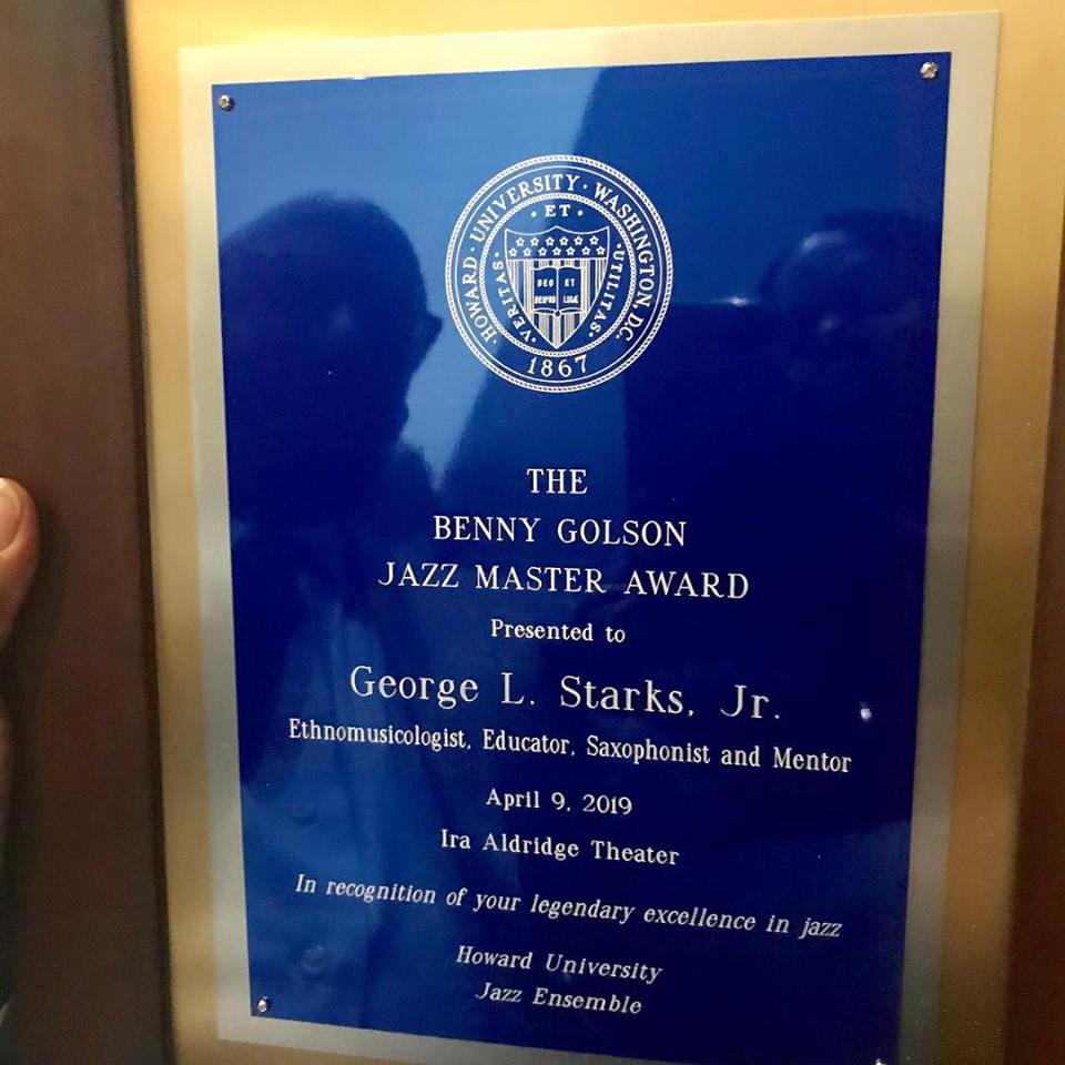 Benny Golson Jazz Master Plaque