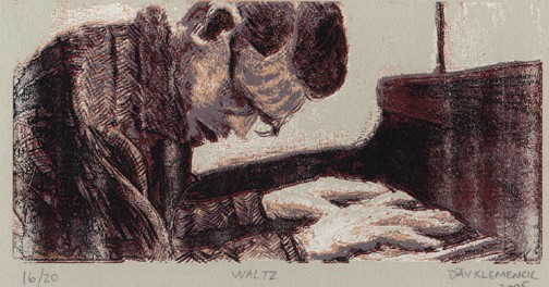 Screen Print of Bill Evans Painting, 2005