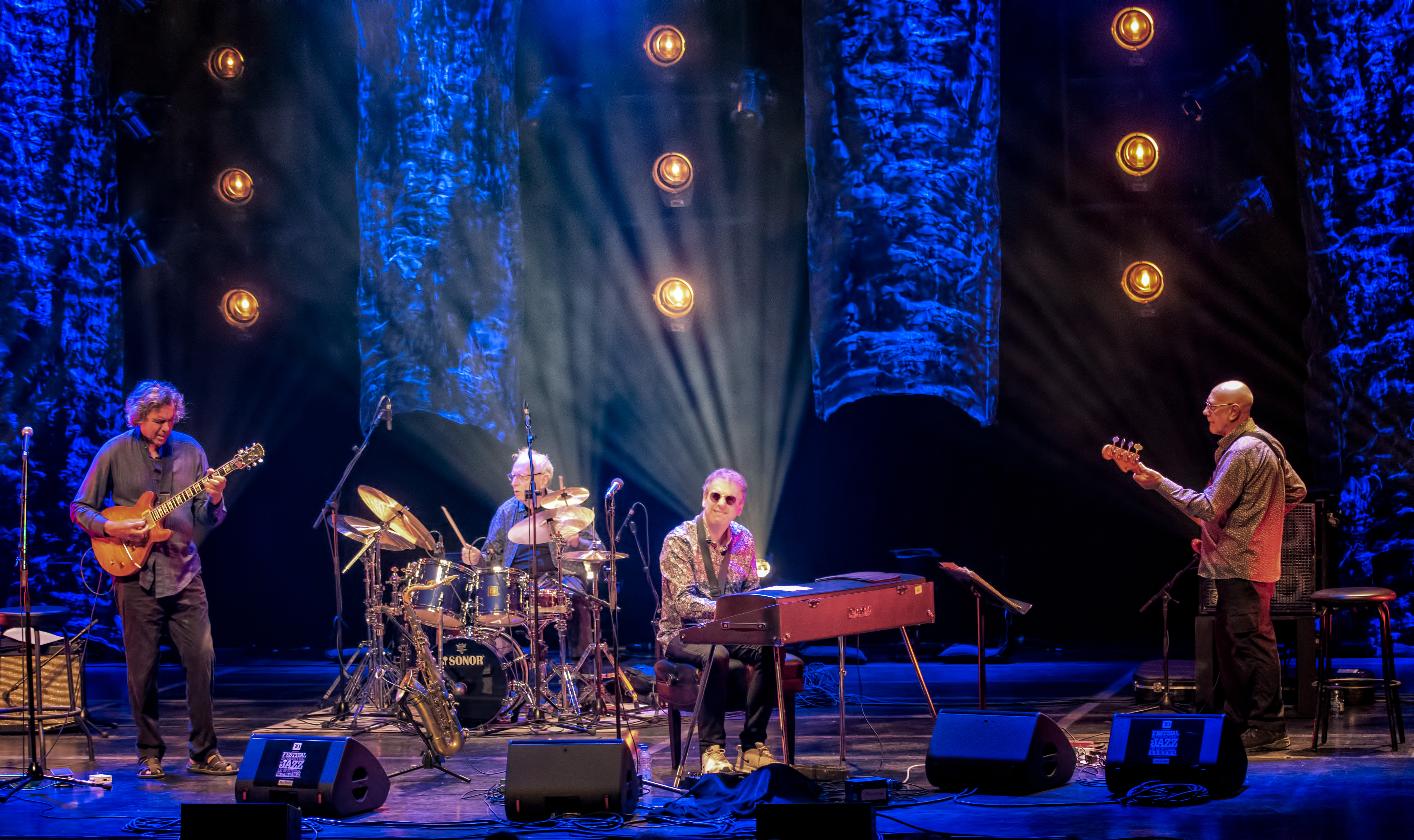 John Etheridge, John Marshall, Theo Travis and Roy Babington with Soft Machine at The Montreal International Jazz Festival 2018