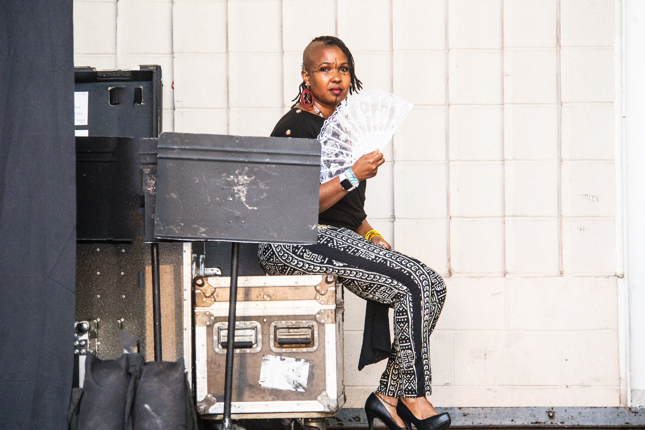 Akua Allrich at the 2023 Charlie Parker Jazz Festival