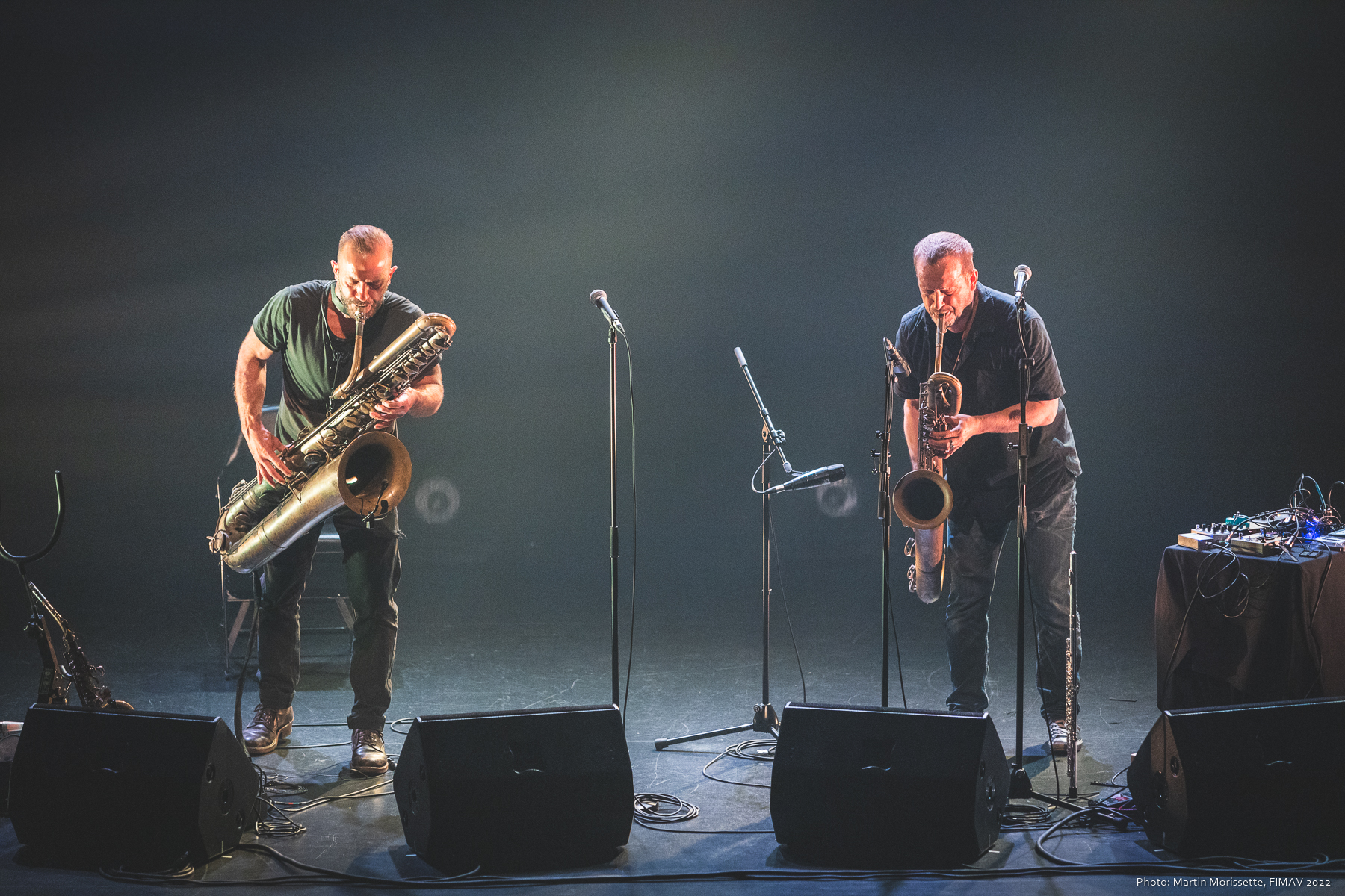 Colin Stetson and Mats Gustafsson, Victoriaville, May 22 2022