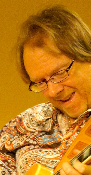 Randy Johnston Leading His Trio at the West Palm Beach Public Library; 1/6/12