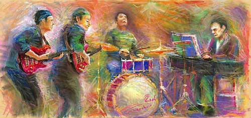 Jazz.Pastel on Paper.33x70cm.2006