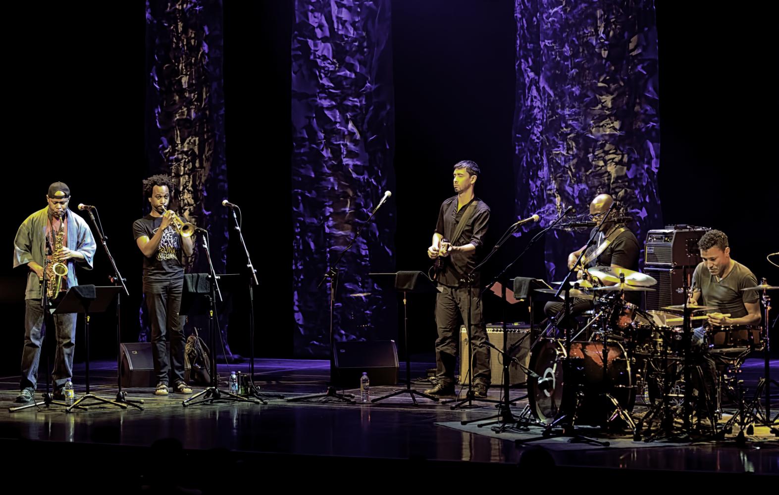 Steve Coleman, Jonathan Finlayson, Miles Okazaki, Anthony Tidd And Sean Rickman With Five Elements At The Montreal International Jazz Festival 2016