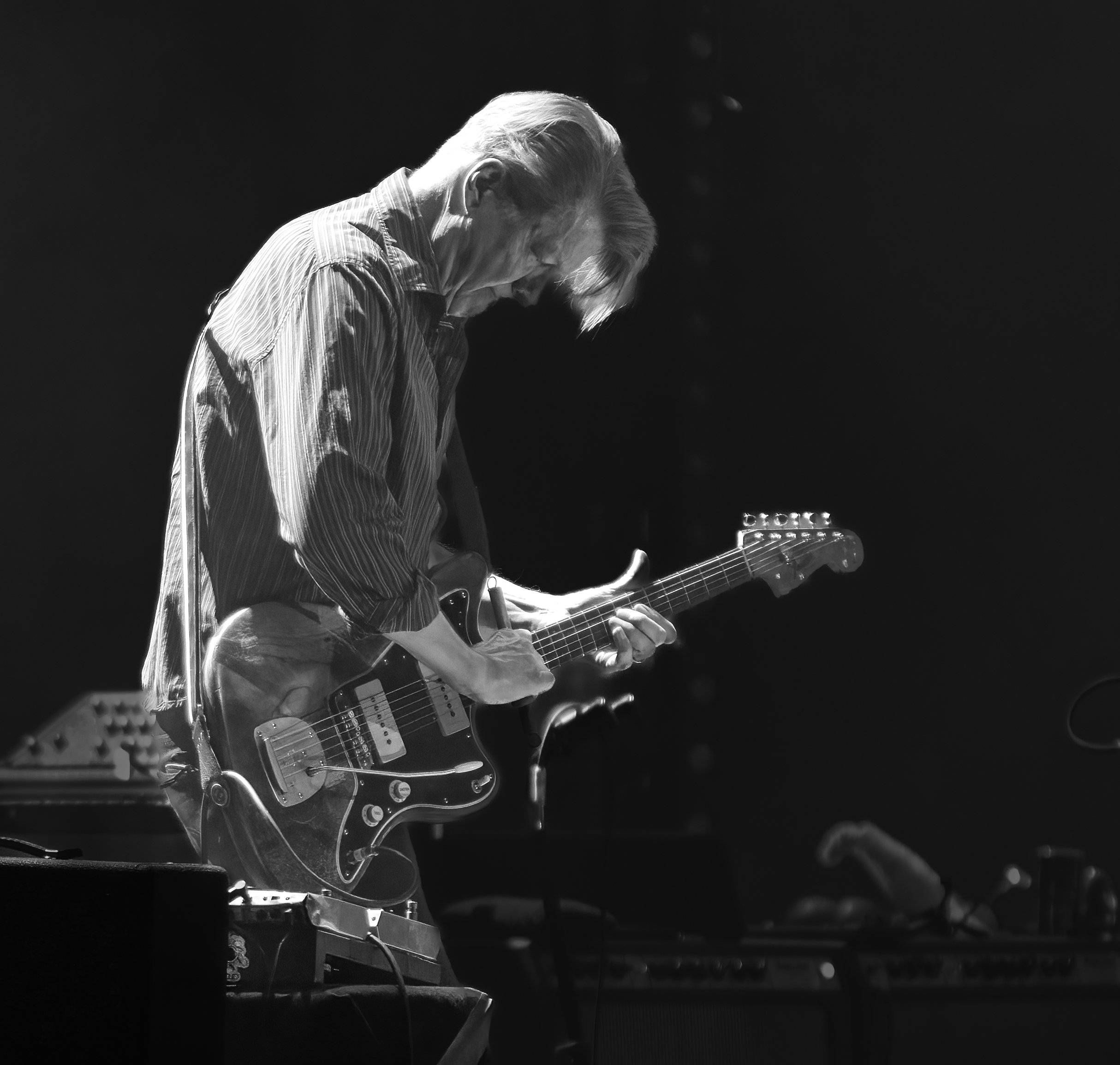 Nels Cline with Wilco at the United Palace Theatre in NYC