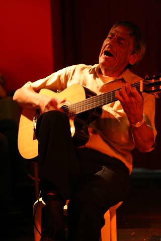 Miguel Angel Pereira at Cafe Luna, Lausanne,Switzerland, 2005