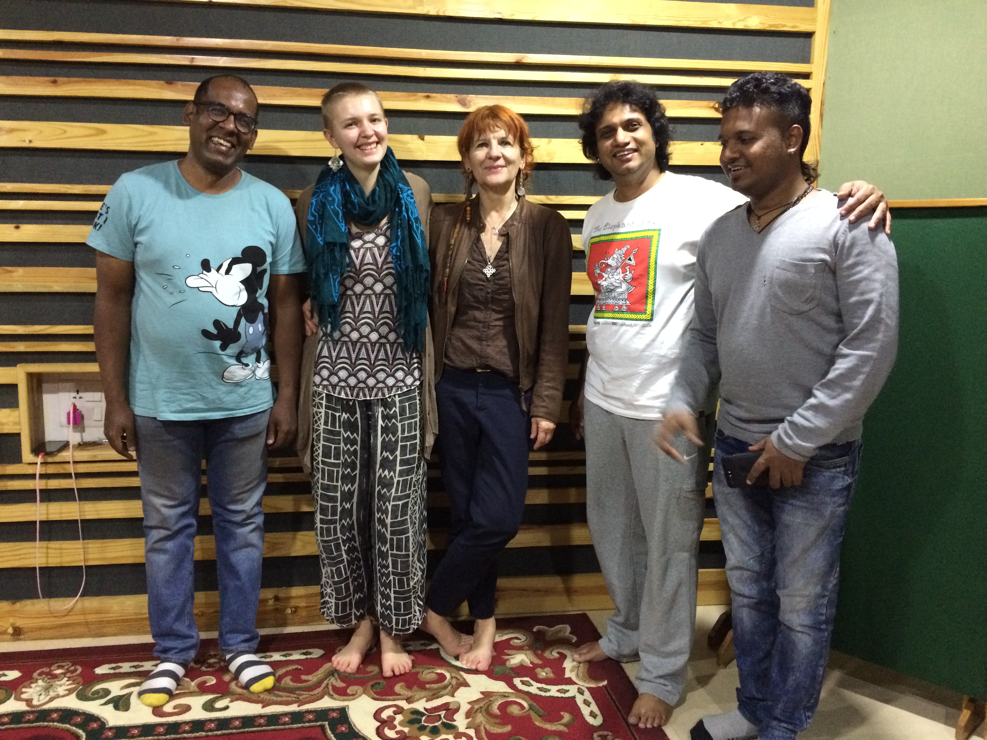 recording session in Bangalore