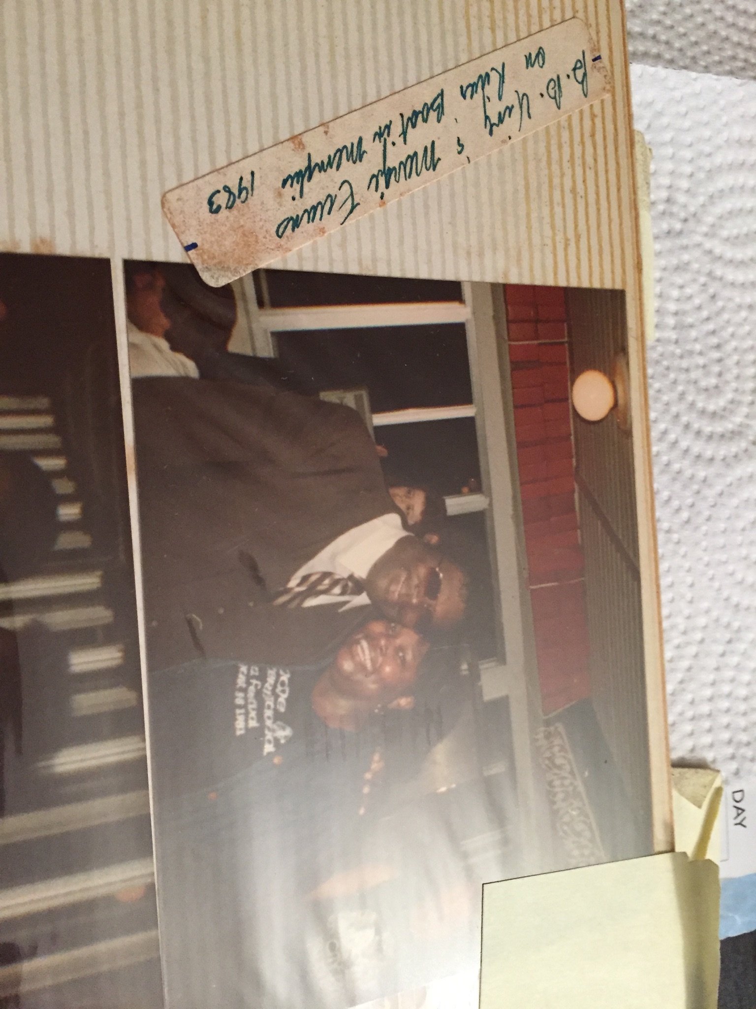 Margie Evans with B.B. King