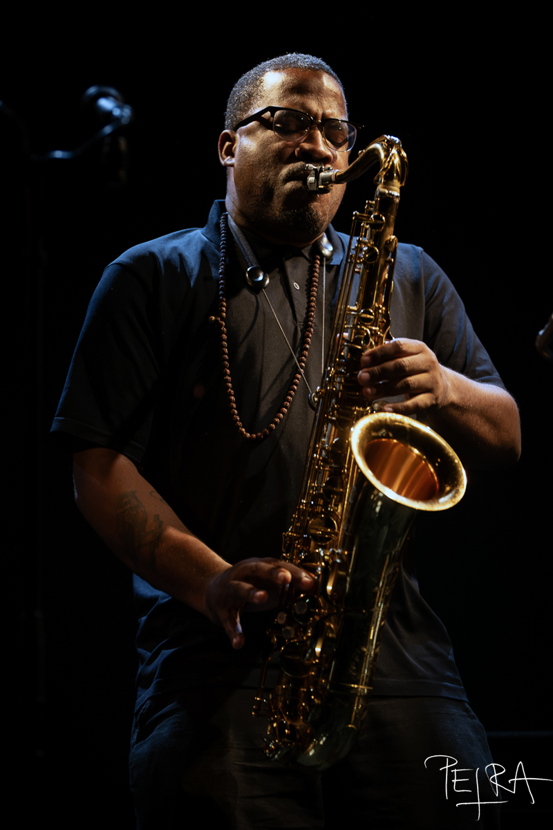Chicago Underground Duo Hyperglyph and James Brandon Lewis — jazz photo by Petra Cvelbar | All About Jazz
